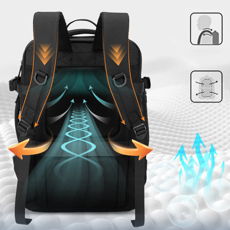 VICTORIATOURIST V9012 17.3-inch Laptop Backpack 39L RPET Men Travel Dual Shoulder Bag VICTORIATOURIST V9012 17.3-inch Laptop Backpack 39L RPET Men Travel Dual Shoulder Bag